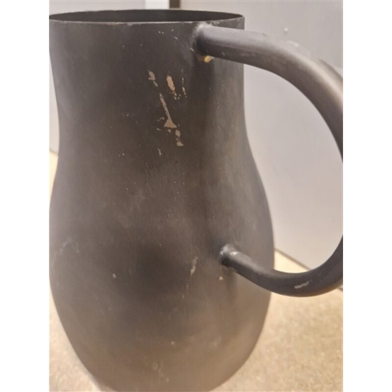 Madam Stoltz-collectie Iron vase w/ handles -