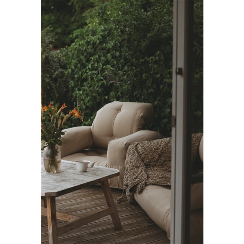 Karup Design-collectie Outdoor chair Hippo Out beige