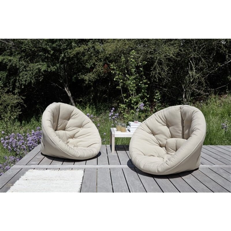 Karup Design-collectie NIDO OUT lounge chair Dark Grey
