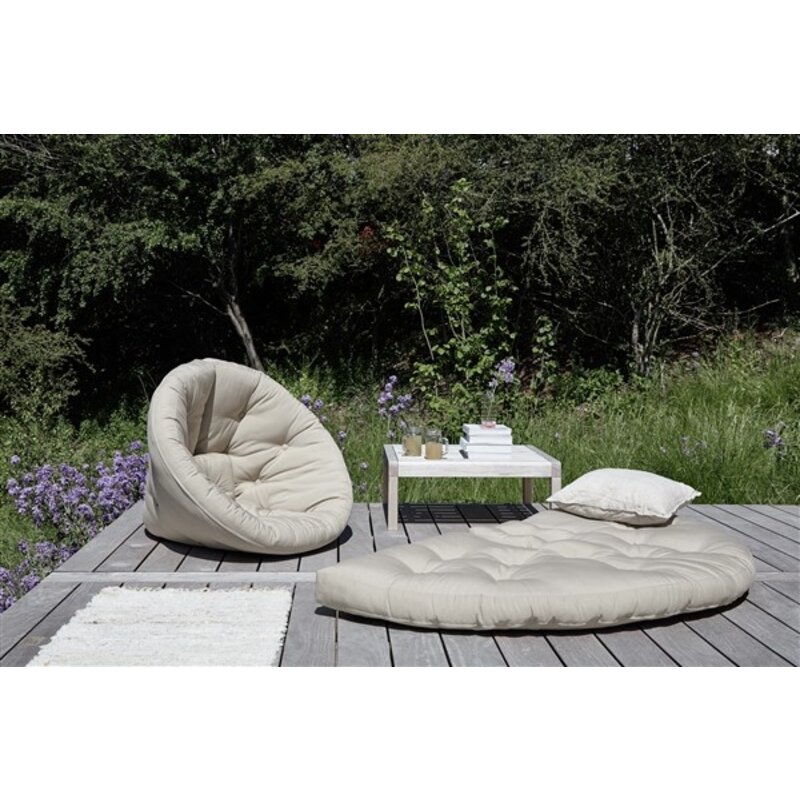 Karup Design-collectie NIDO OUT lounge chair Dark Grey