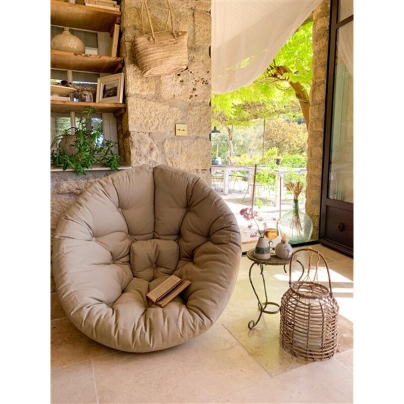 Karup Design-collectie NIDO OUT lounge chair Dark Grey