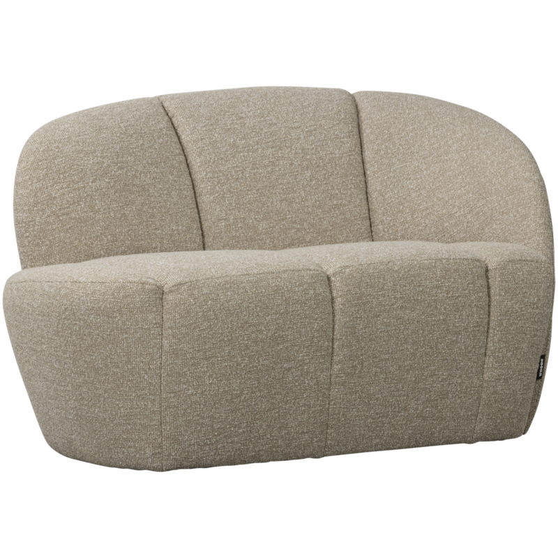 WOOOD-collectie Mojo 2-Zits Bankje Rechts Boucle Beige Melange