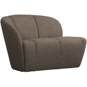 WOOOD Mojo 2-Zits Bankje Links Boucle Bruin Melange
