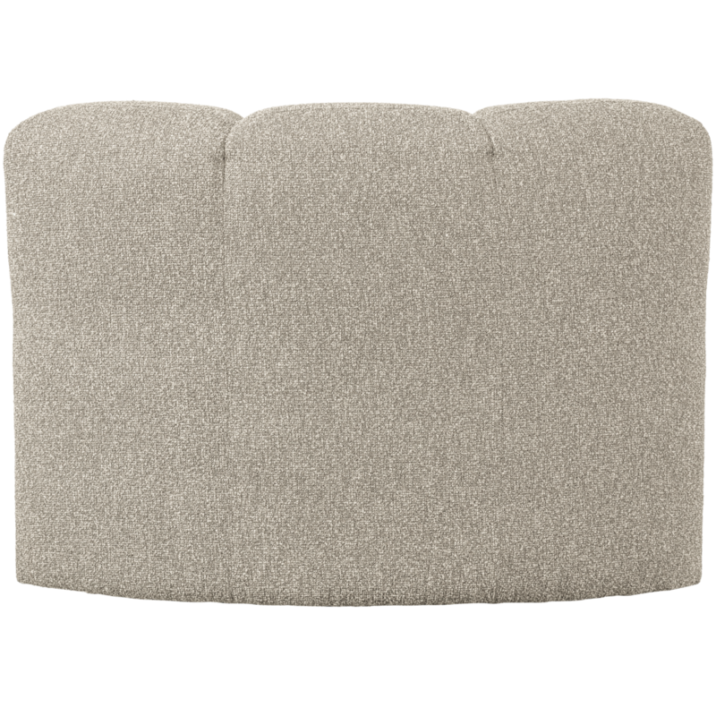 WOOOD-collectie Mojo Eetbankje Hoek Met Rugleuning Boucle Beige Melange