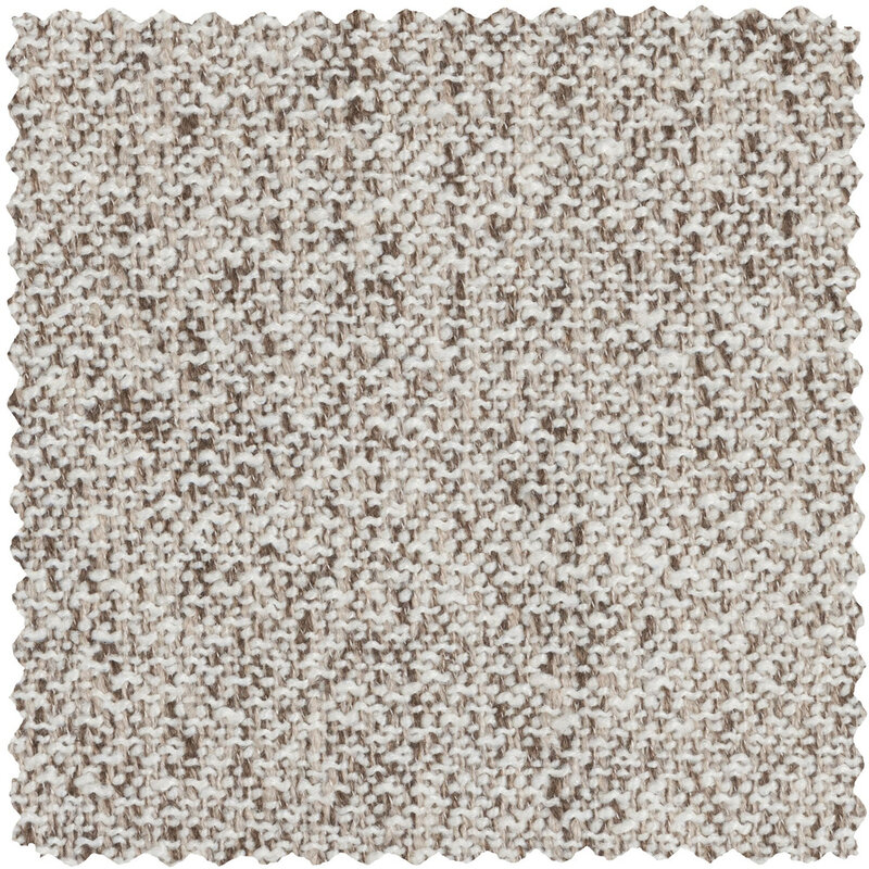 WOOOD-collectie Baggy 1-Zits Met Arm Links Geweven Stof Naturel Melange