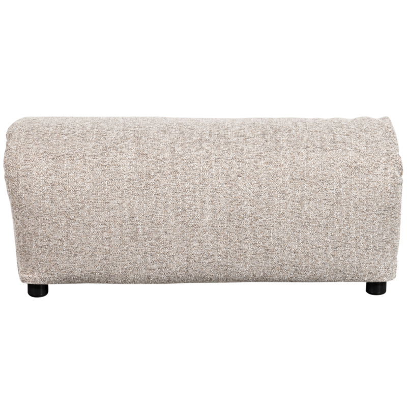 WOOOD-collectie Baggy Hocker Geweven Stof Naturel Melange