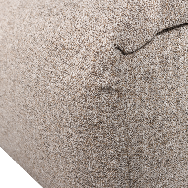 WOOOD-collectie Baggy Hocker Geweven Stof Naturel Melange