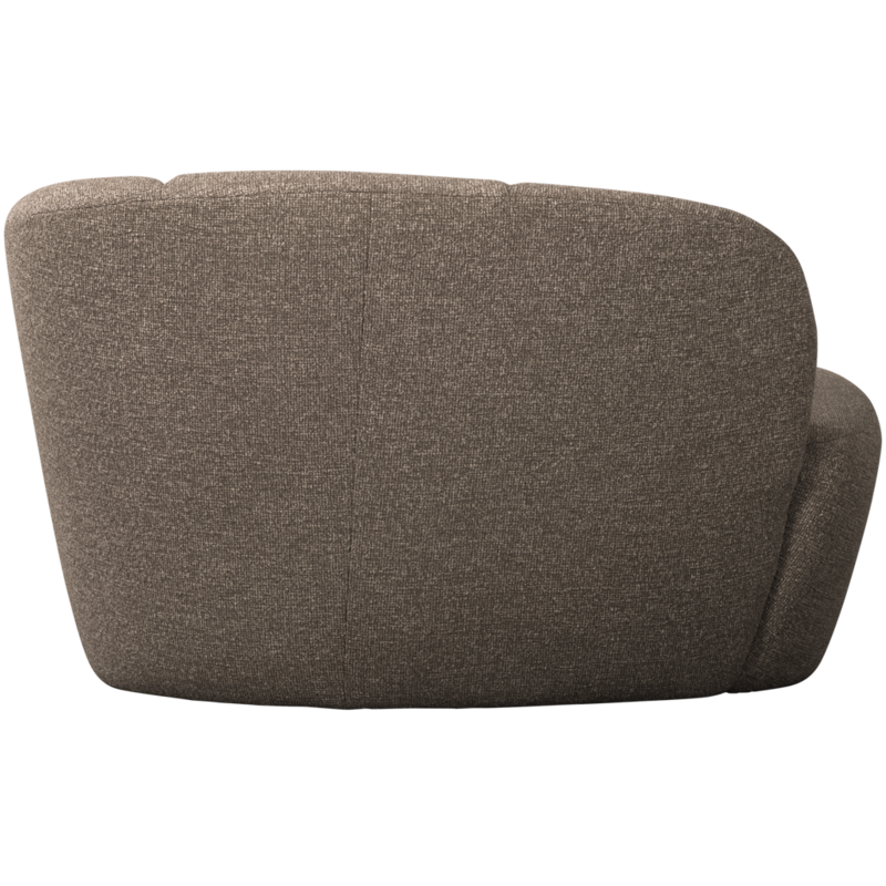 WOOOD-collectie Mojo 2-Zits Bankje Rechts Boucle Bruin Melange