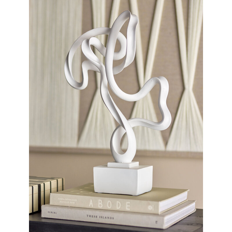 Bloomingville-collectie Arista Deco, White, Resin