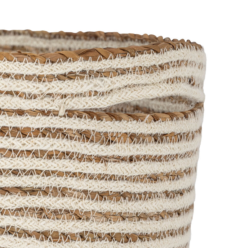 Bloomingville-collectie Selena mand wit jute