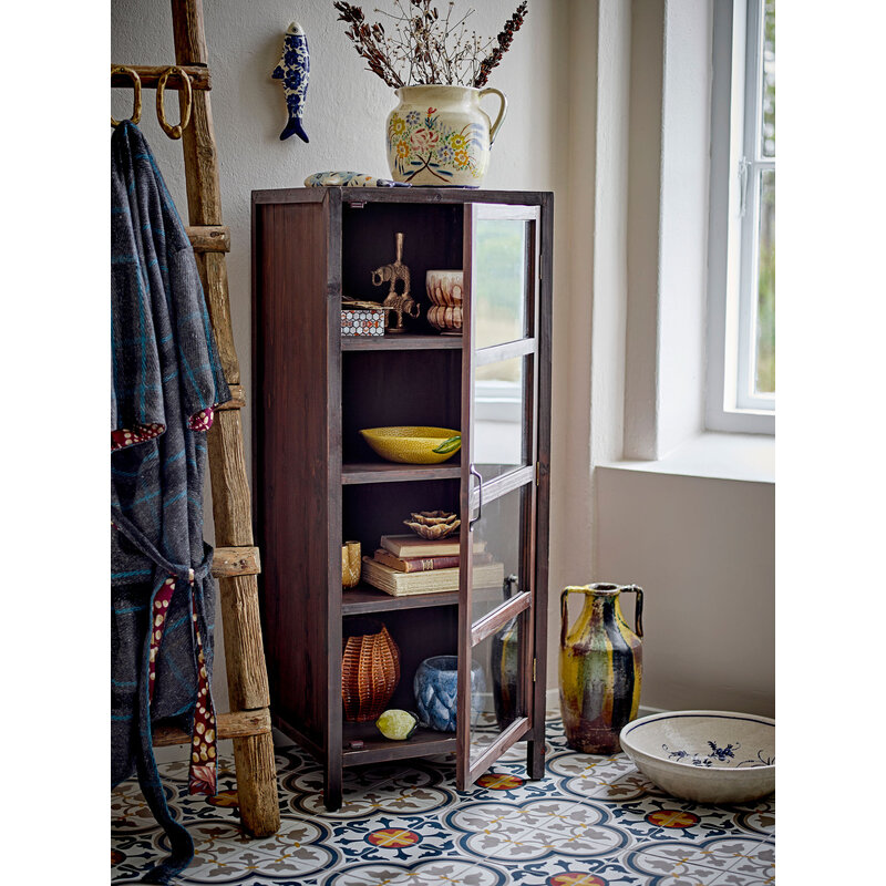 Bloomingville-collectie Aleni schaal blauw terracotta