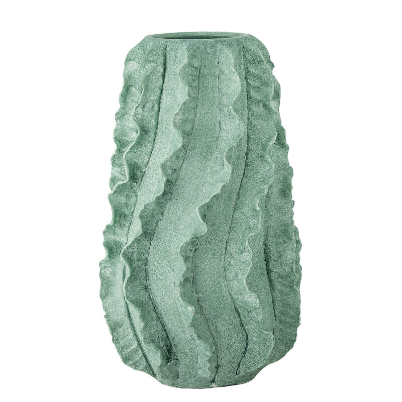 Bloomingville-collectie Natika deco vaas groen terracotta