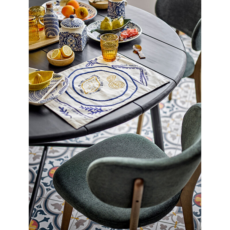 Bloomingville-collectie Cally eetkamerstoel groen FSC®MIX Beukenhout
