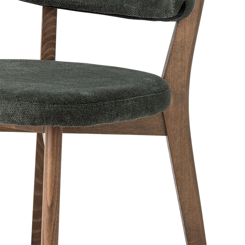 Bloomingville-collectie Cally eetkamerstoel groen FSC®MIX Beukenhout