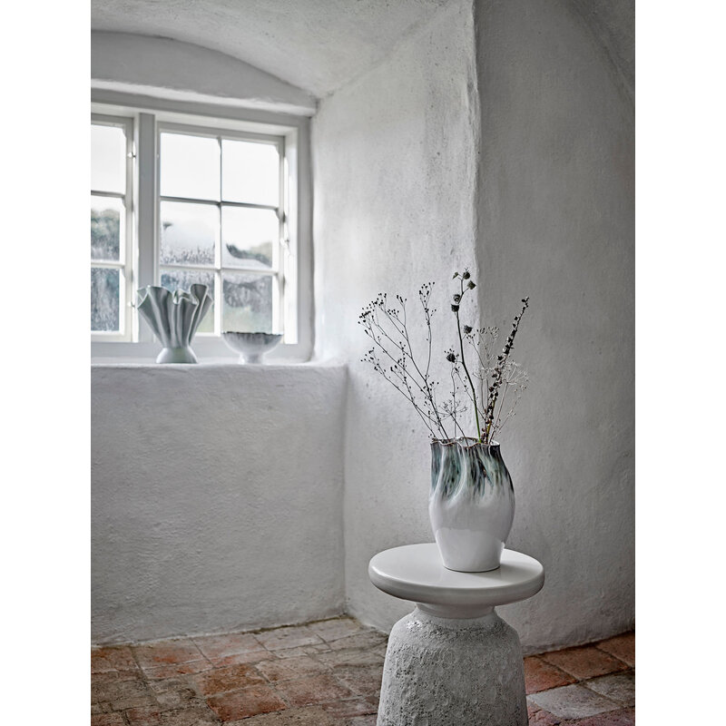 Bloomingville-collectie Nisha Vaas Groen aardewerk