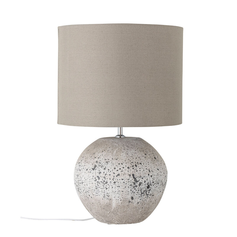 Bloomingville-collectie Isedora Tafellamp naturel aardewerk