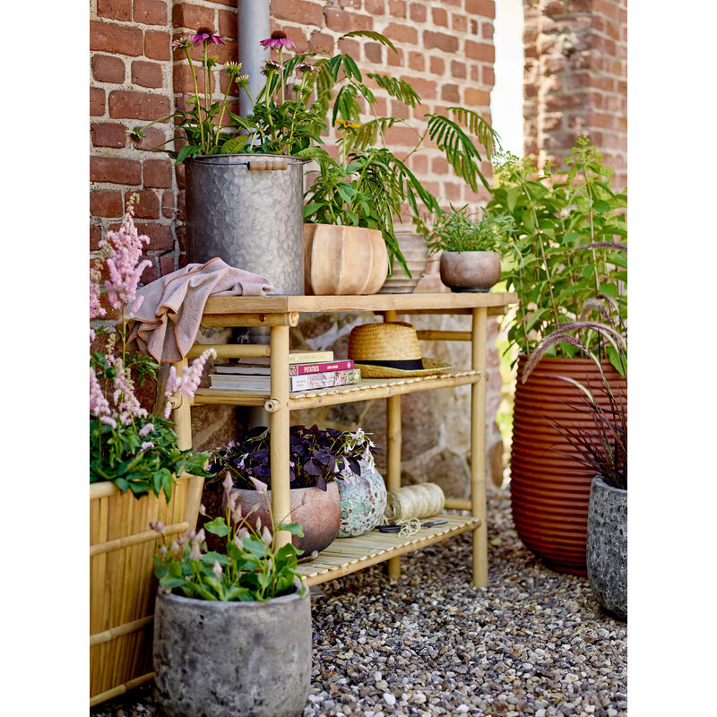 Bloomingville-collectie Mesola Bloempot Bruin Magnesia