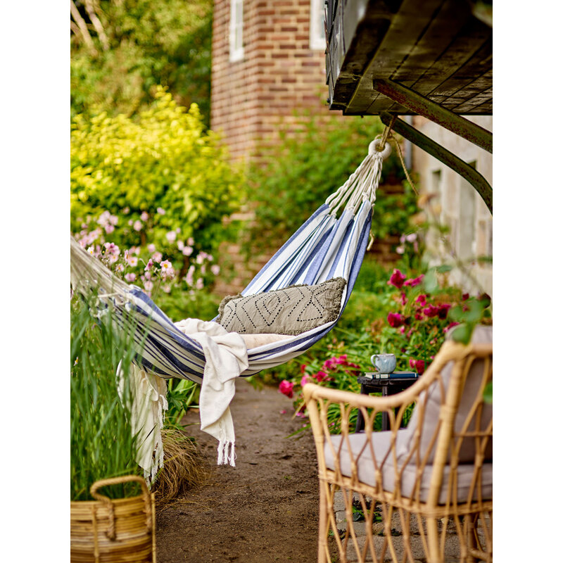 Bloomingville-collectie Remo Hangmat Blauw Katoen
