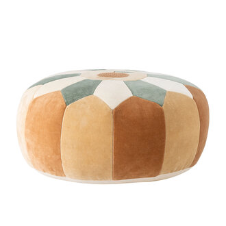 Bloomingville Agnes Pouf, Brown, Cotton