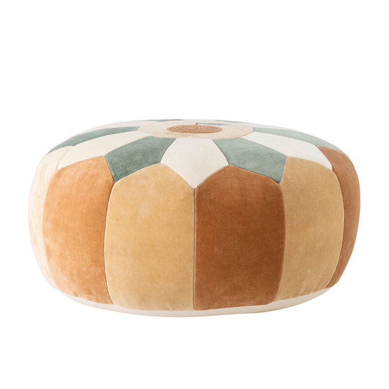 Bloomingville-collectie Agnes Pouf, Brown, Cotton
