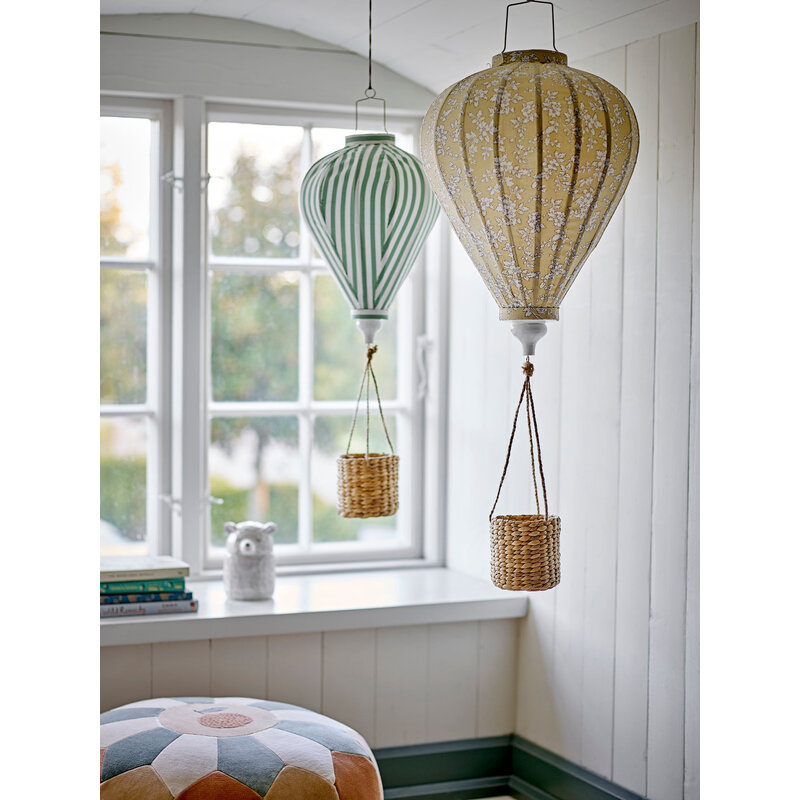 Bloomingville-collectie Agnes Poef Bruin Katoen
