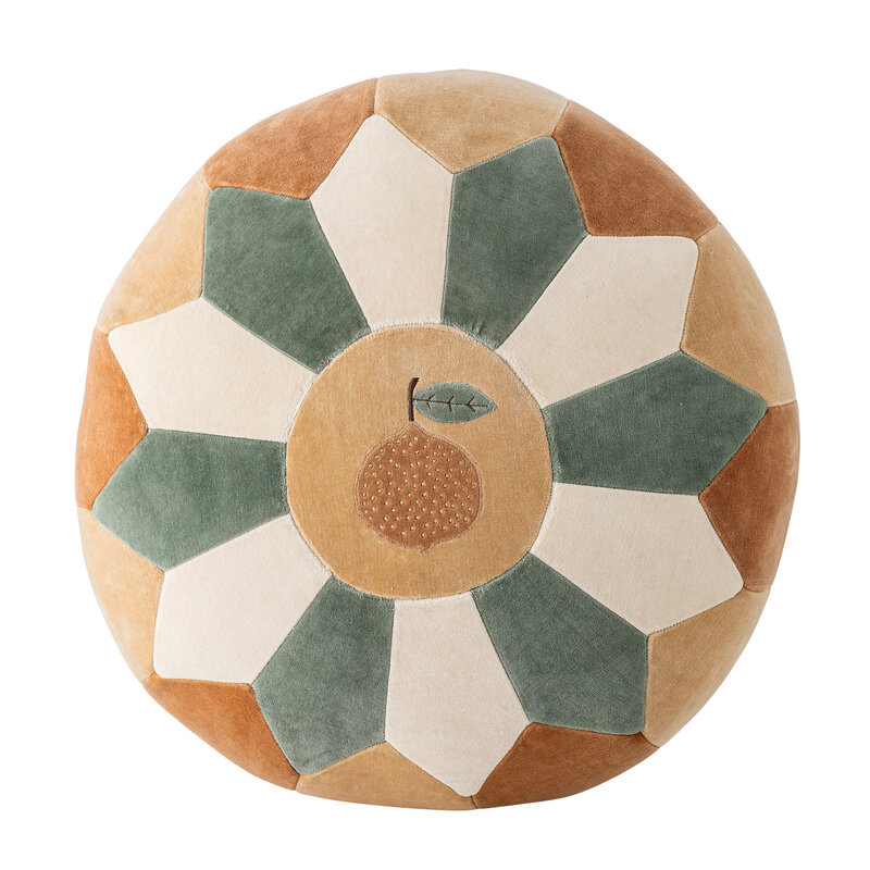 Bloomingville-collectie Agnes Pouf, Brown, Cotton