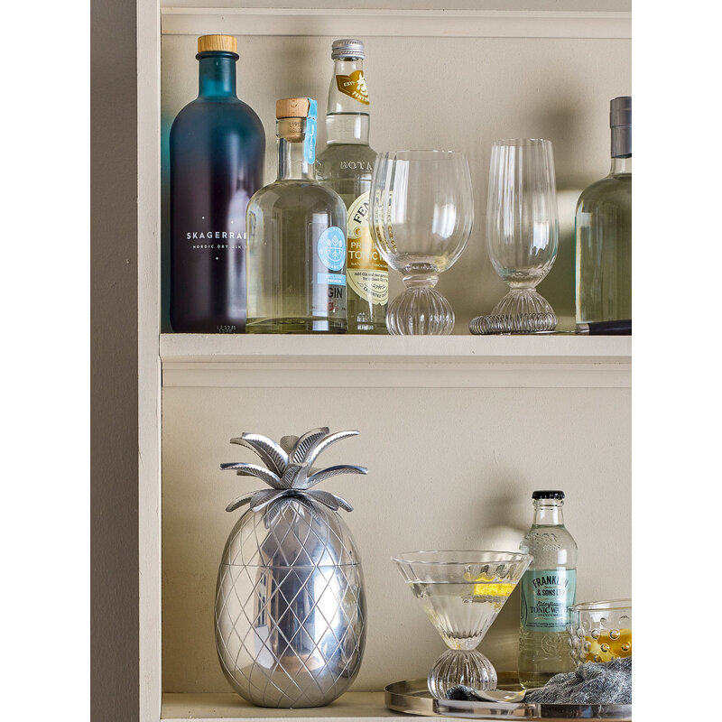 Bloomingville-collectie Yuichi Ice Bucket, Silver, Aluminum