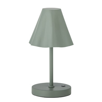 Bloomingville Lianna Draagbare Lamp Oplaadbaar Groen Metaal
