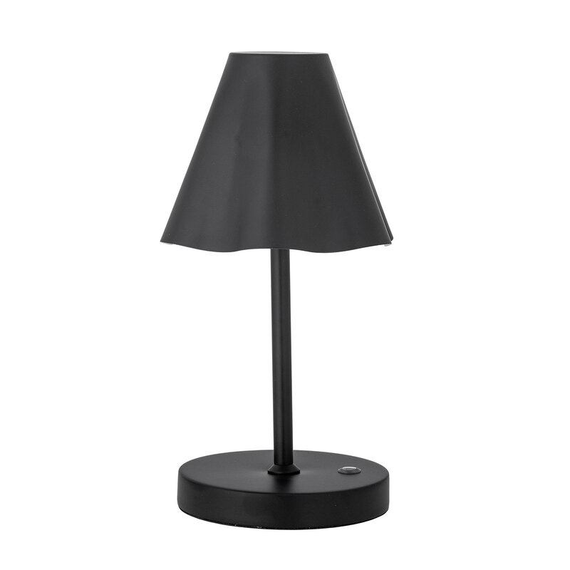 Lianna Draagbare Lamp Oplaadbaar Zwart Metaal