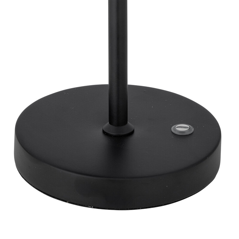 Bloomingville-collectie Lianna Draagbare Lamp Oplaadbaar Zwart Metaal