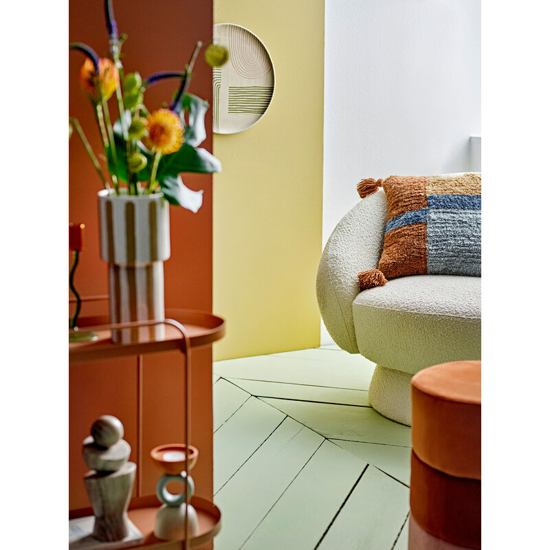 Bloomingville-collectie Amica Serveerschaal Roze aardewerk