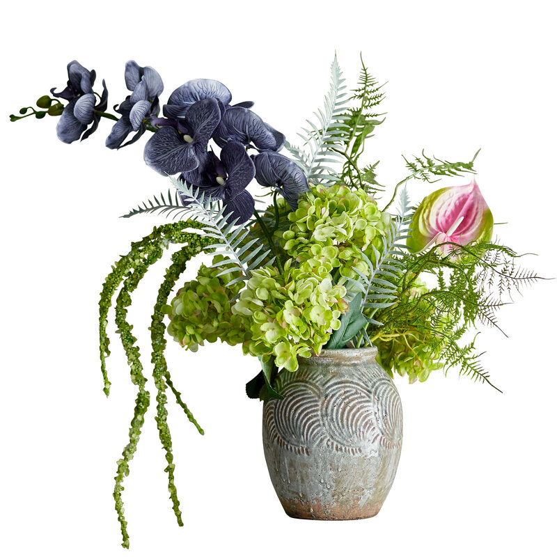 Bloomingville-collectie Poetry Bouquet, Green, Artificial Flowers