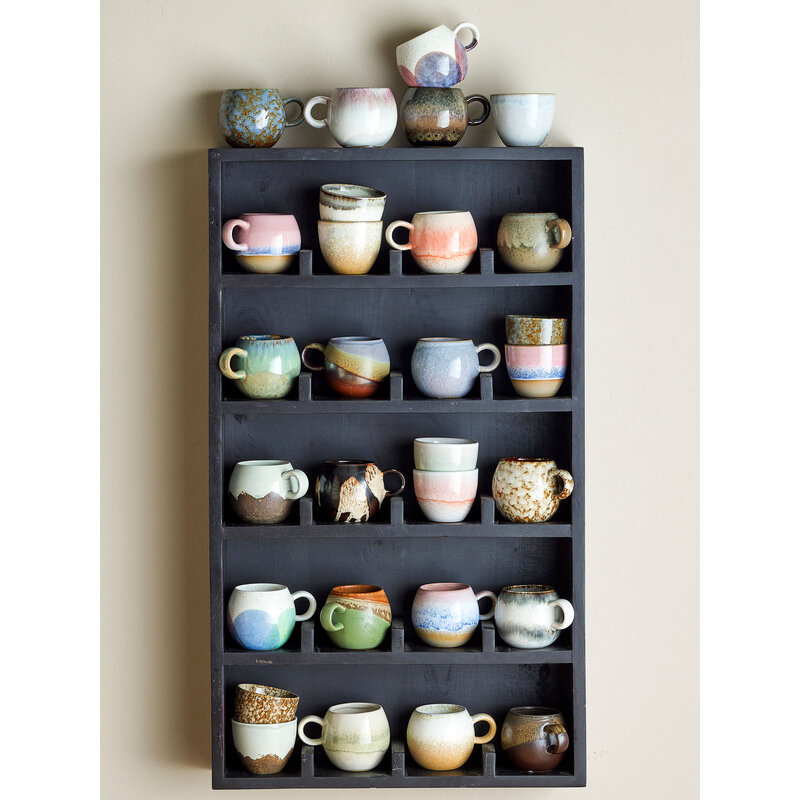 Bloomingville-collectie Thessa wandkast zwart FSC® 100%® mango