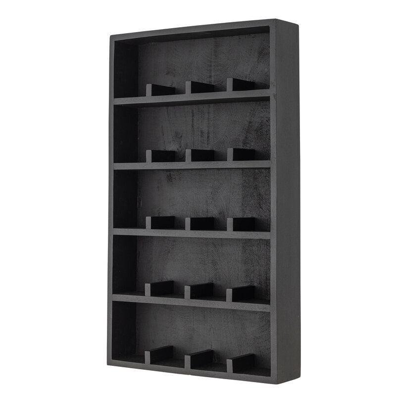Bloomingville-collectie Thessa wandkast zwart FSC® 100%® mango