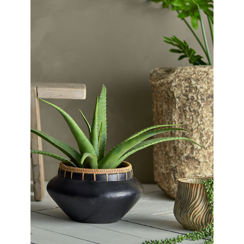 Bloomingville-collectie Aloe Plant, Green, Artificial Flowers