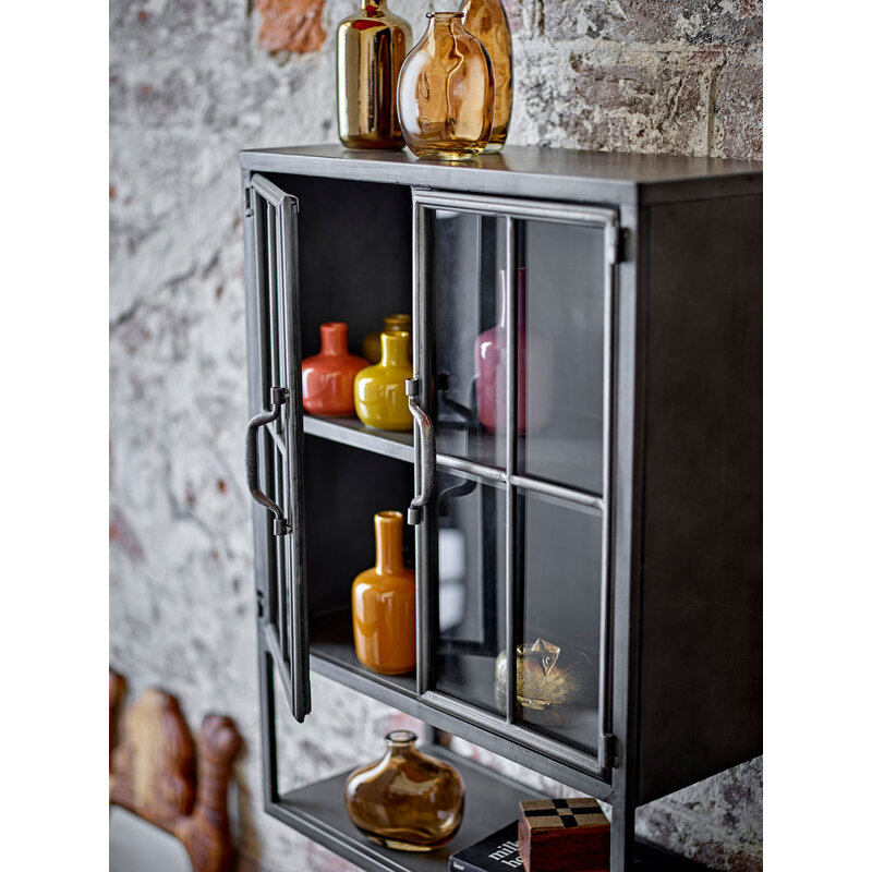 Bloomingville-collectie Sindre kast zwart metaal