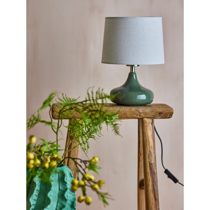 Bloomingville-collectie Loa Table lamp, Green, Stoneware