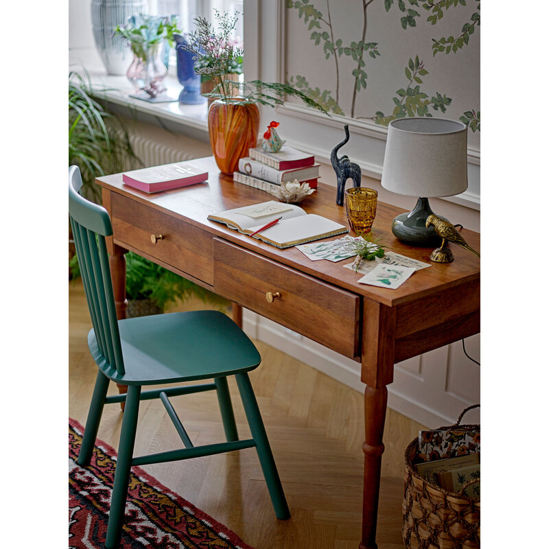 Bloomingville-collectie Loa tafellamp groen aardewerk