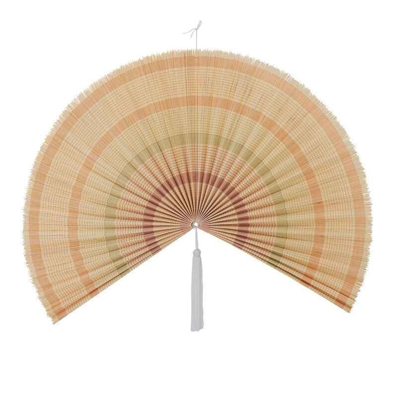 Bloomingville-collectie Jaime wanddecoratie geel bamboe