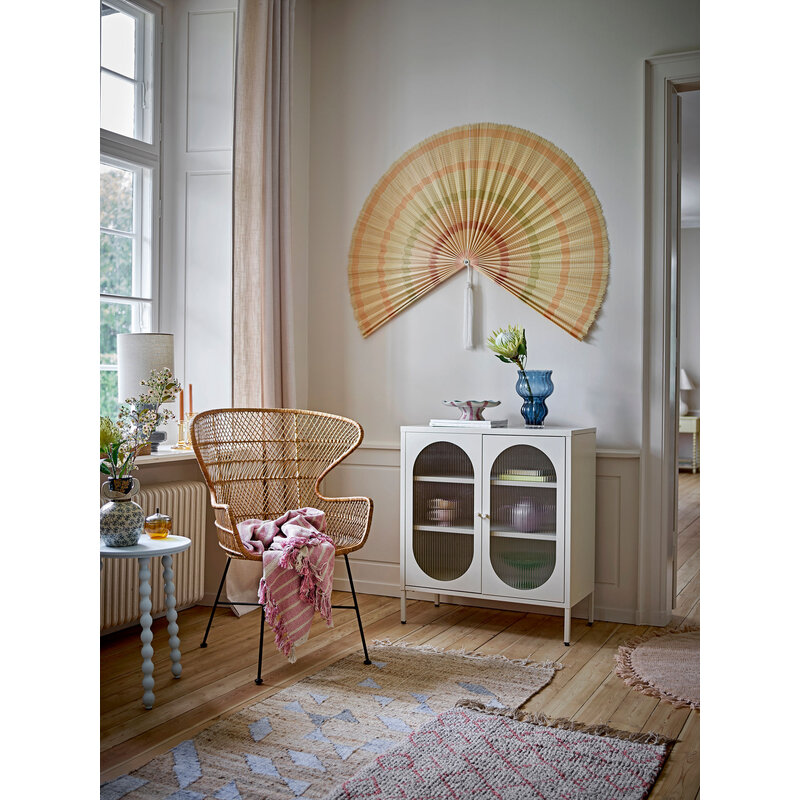 Bloomingville-collectie Jaime wanddecoratie geel bamboe