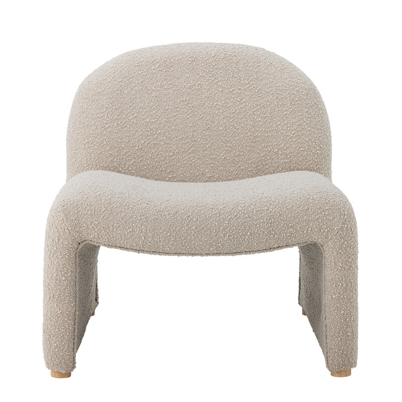Bloomingville-collectie Neel loungestoel naturel polyester