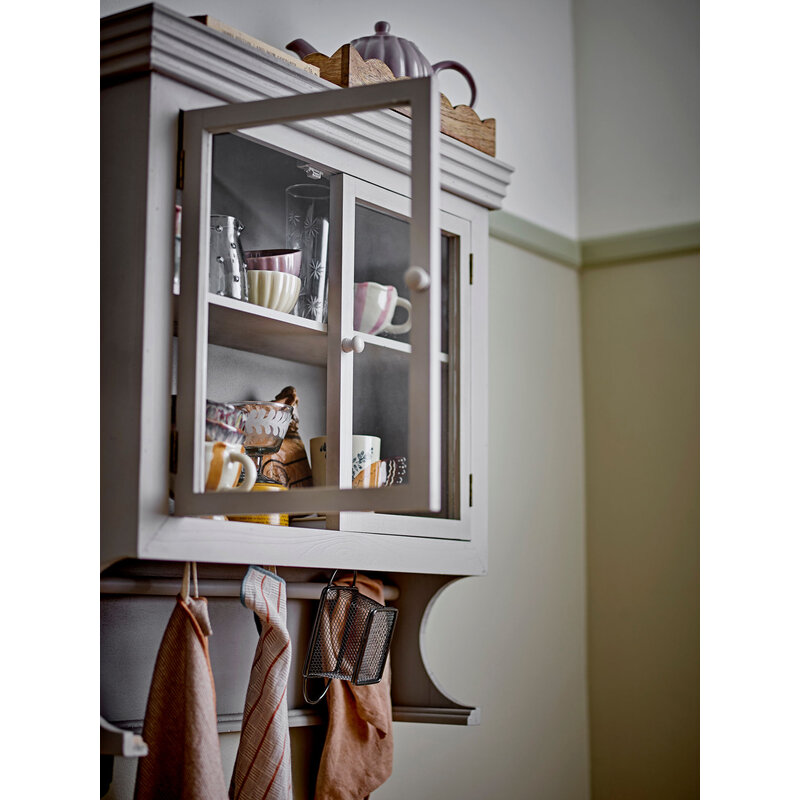 Bloomingville-collectie Pilu kast grijs vurenhout