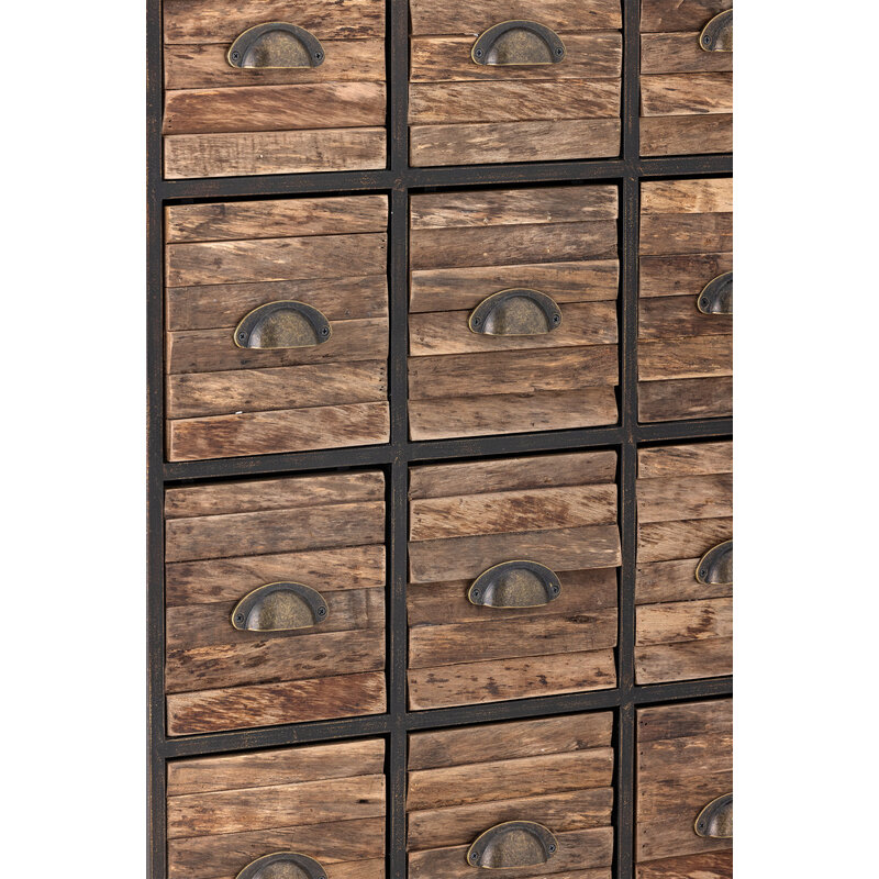 Bloomingville-collectie Matteo lade zwart metaal