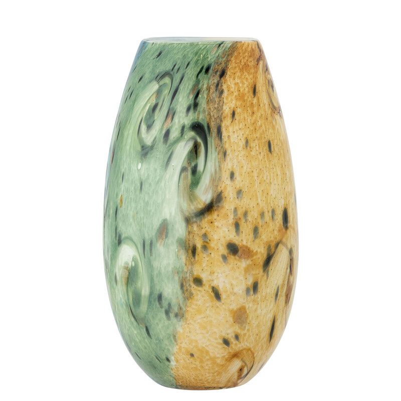 Bloomingville-collectie Kalian Vaas Blauw Glas