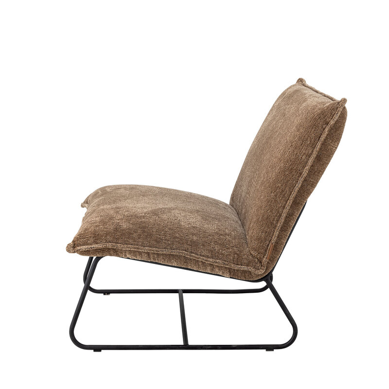 Bloomingville-collectie Cape Loungestoel Bruin Gerecycled Polyester