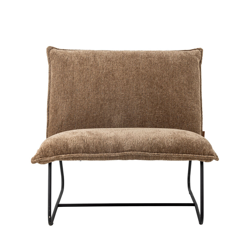 Bloomingville-collectie Cape Loungestoel Bruin Gerecycled Polyester