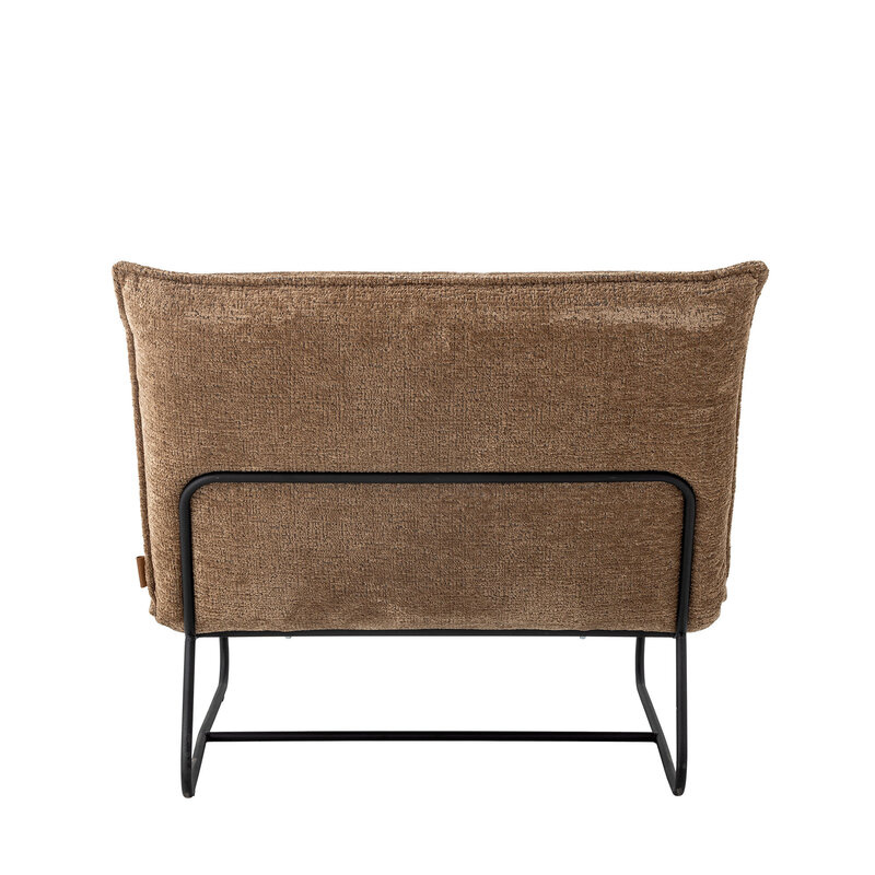 Bloomingville-collectie Cape Loungestoel Bruin Gerecycled Polyester