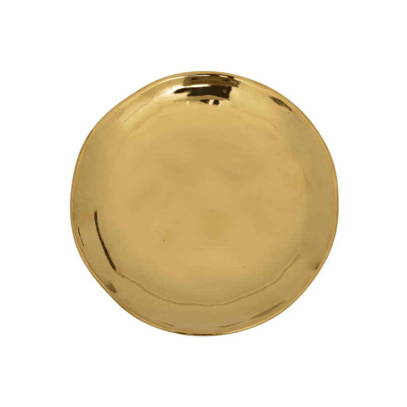 Urban Nature Culture-collectie Good Morning bord dia 14 cm - gold (set of 4)