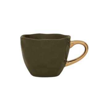 Urban Nature Culture Good Morning Kopje Espresso dia 6 cm - Fir Green (set of 4)