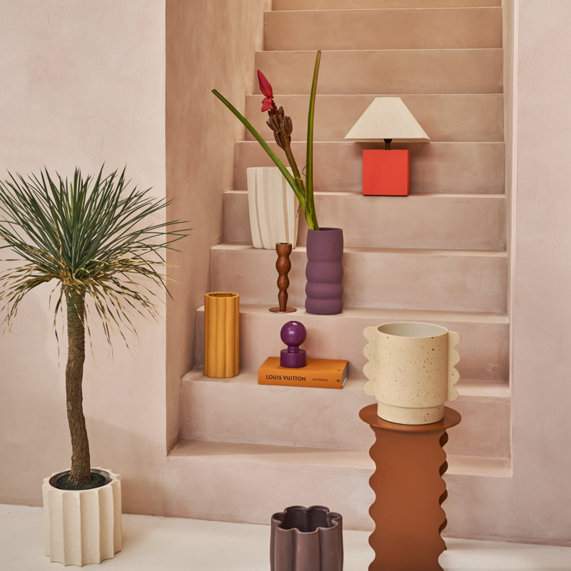Urban Nature Culture-collectie Vase Jill, Fudge
